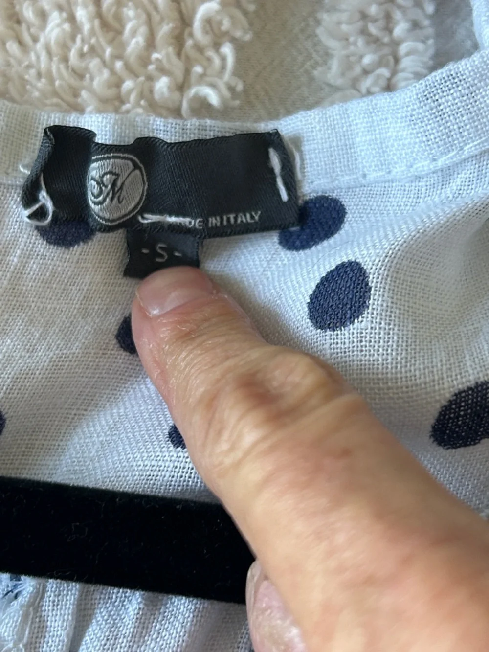 Polka Dot and Striped Women’s Dress - Picture 4 of 6